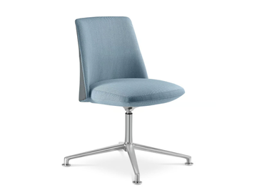 MELODY DESIGN 770-RA F28-N6 - With 4-spoke base swivel fabric chair by LD Seating - view 2